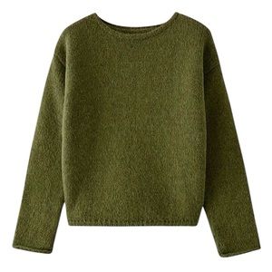 Olive Green Women's Sweater
